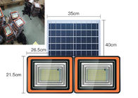 Ηλιακός οδηγημένος 100lm/W εξωτερικός προβολέας PVC τηλεχειρισμού