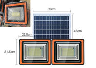 Ηλιακός οδηγημένος 100lm/W εξωτερικός προβολέας PVC τηλεχειρισμού