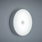 Στρογγυλό σχεδιασμό νυχτερινό φως με αισθητήρα κίνησης για υπνοδωμάτιο λευκό φως 6000K
