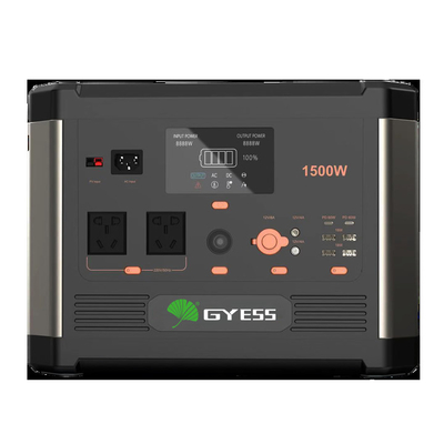 1.5kw φορητός σταθμός ισχύος της μπαταρίας με το ηλιακό πλαίσιο