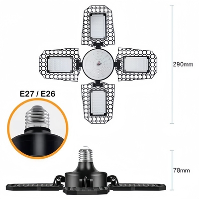 E26 E27 Πλήρες φάσμα Κόκκινο μπλε Θερμό λευκό LED αναδιπλούμενο φως καλλιέργειας για θερμοκήπια ή εσωτερική γεωργία
