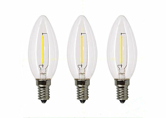Λάμπες φωτός ινών κεριών 4 Watt, έξυπνος βολβός E27 ινών 400LM εμπορικός